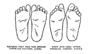 Feet and Their Natural Shape
